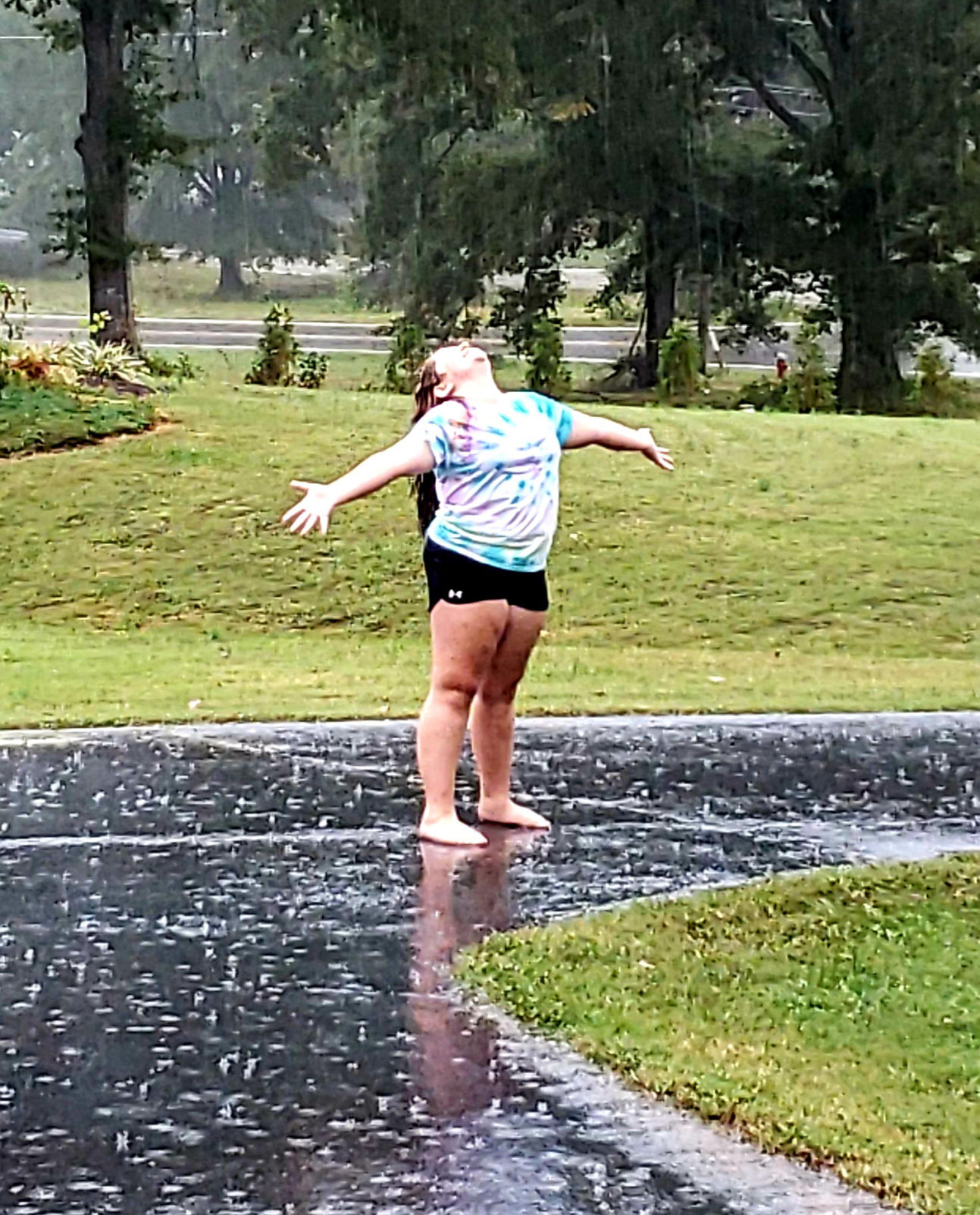 Dancing in the rain